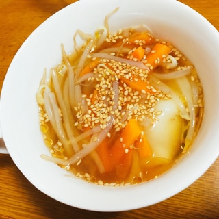体ポカポカ餃子スープ